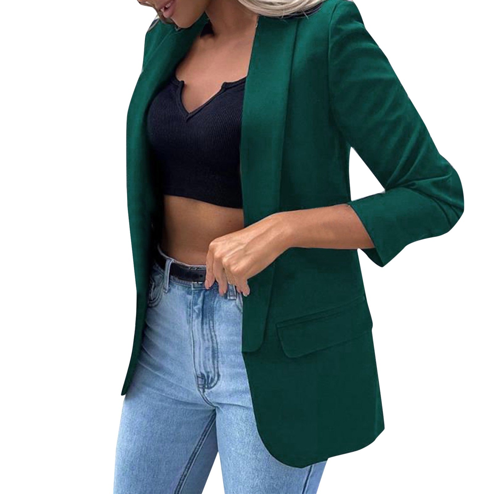 Women’s Slim Fit Blazer Cardigan – Office Chic